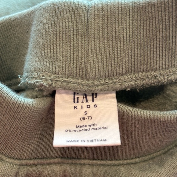 GAP Kids Sage Green Hoodie and sweatpants set size 6 - Picture 6 of 7